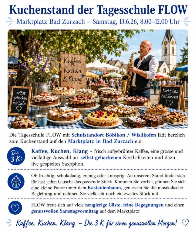 Kaffee, Kuchen und Saxophonkonzert