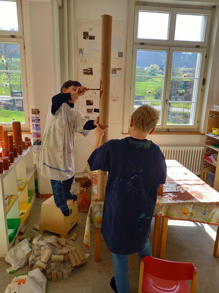 Blick in ein Klassenzimmer